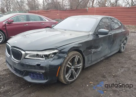 2017 BMW 750I xDrive z USA, uszkodzony, nr VIN WBA7B0C59HG527003